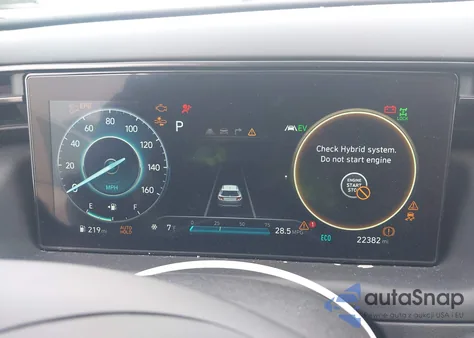 2024 Hyundai Tucson Hybrid N Line z USA, uszkodzony, nr VIN KM8JFCD17RU153144